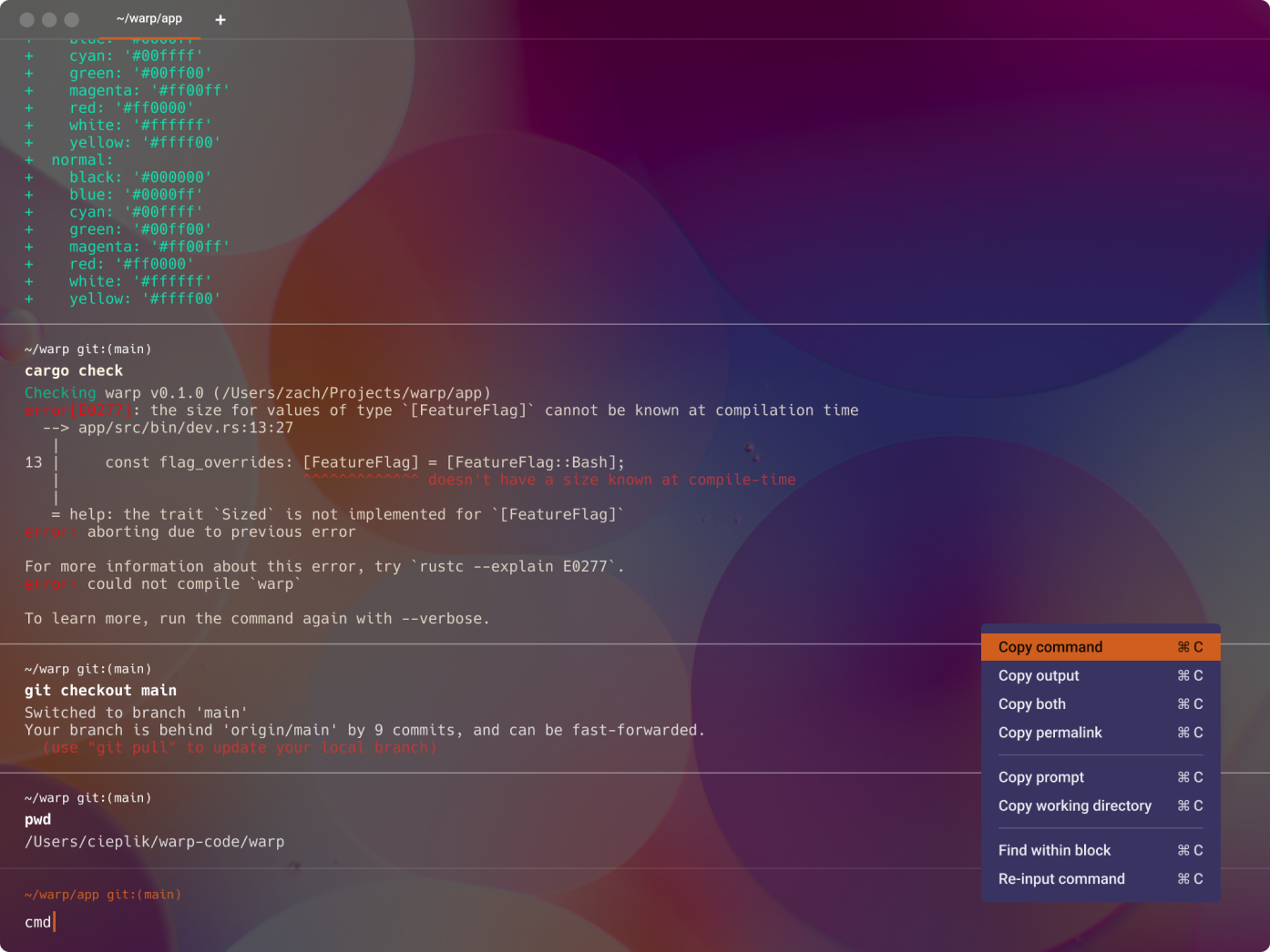 Warp your terminal reimagined